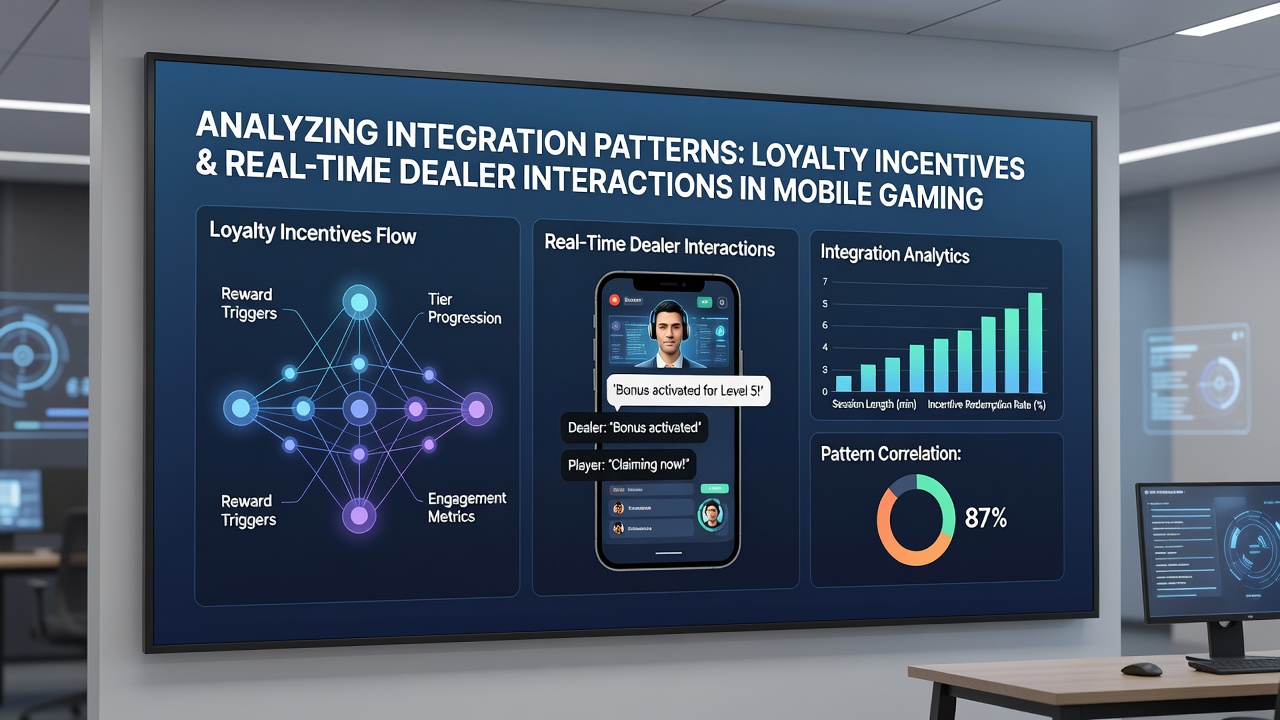 Mobile gaming interface showing loyalty rewards and live dealer connections
