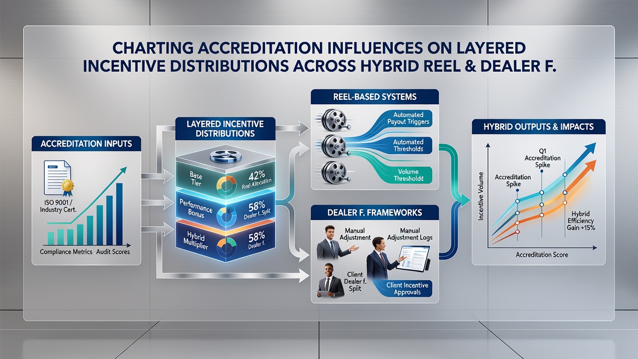 Data dashboards displaying incentive layer adjustments across mobile reel and live dealer environments