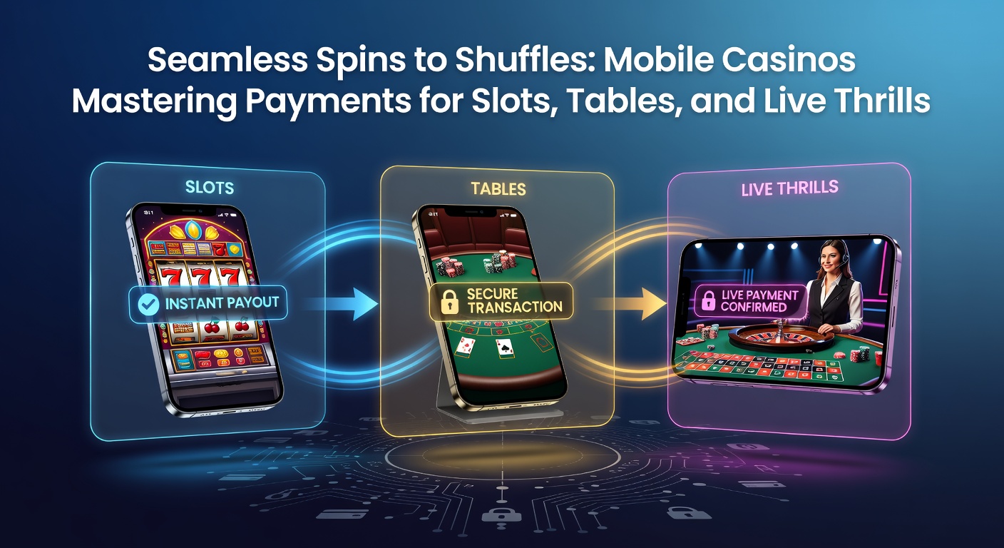 Close-up of a mobile payment interface in a casino app showing crypto transaction confirming a live blackjack bet, with slots and table icons in the background